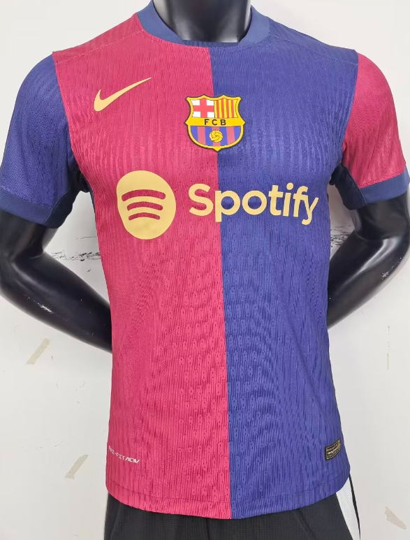 AAA Quality Barcelona 24/25 Home Soccer Jersey(Player)